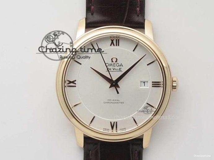 0311 De Ville MK 1:1 Best Edition SS Blue Dial On Black Leather Asian Seagull T1701 (Sec@6) Casual 8242